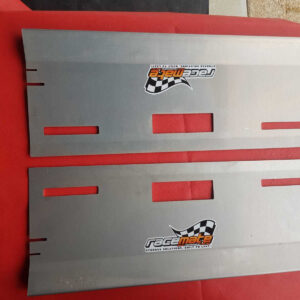 Bare aluminium Toe in plates